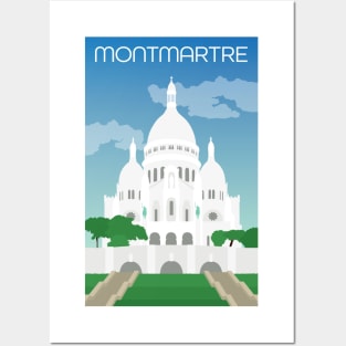 Montmartre Paris France Posters and Art